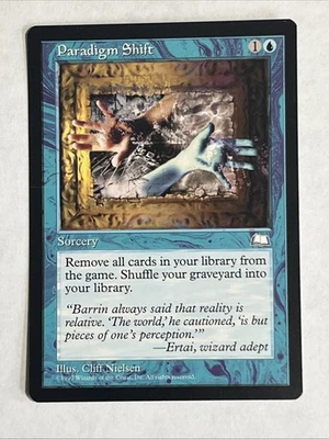 MTG - Paradigm Shift (Weatherlight) Near Mint Never Played - Image 1 of 2