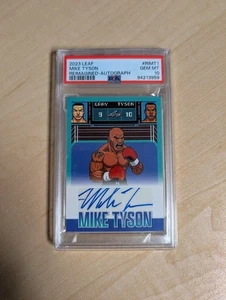 2023 Leaf Reimagined Boxing #RIMT1 Mike Tyson AUTO 131/391 PSA GEM-MINT 10 - Picture 1 of 2