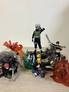 Set of 6 Naruto action figures in dynamic poses. Great for fans and collectors! - Picture 1 of 4