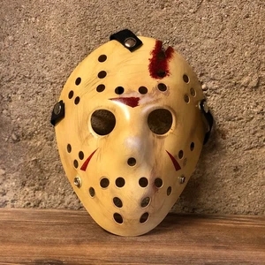 Friday the 13th Part IV inspired Jason Voorhees mask hand painted - Picture 1 of 3