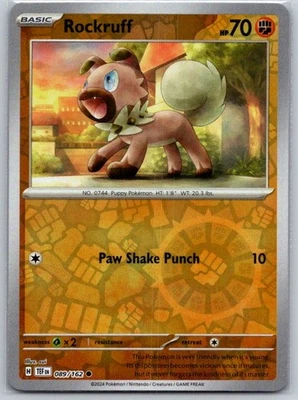 Rockruff 089/162 Reverse Holo SV05: Temporal Forces NM - Image 1 of 2