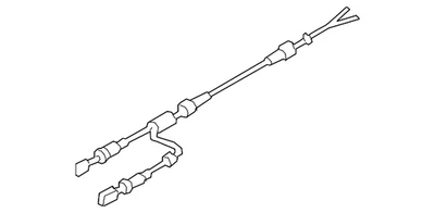 Cable sensor ABS original Audi 80A-972-252 Foto 1 de 2