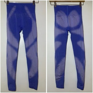 Gymshark Blur Seamless High Waisted Leggings Iris Blue/Powdered Lilac Small - Picture 1 of 8