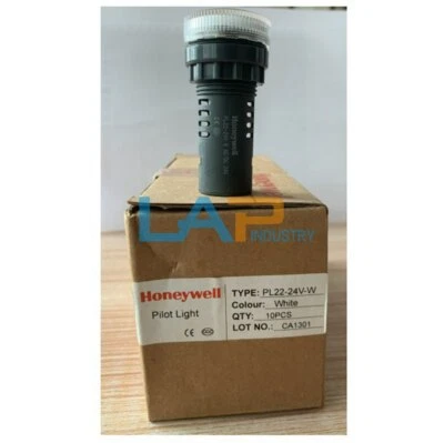 10Pcs New indicator white button PL22-24V-W - Image 1 of 4