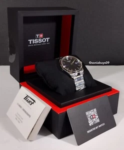 Tissot PR 100 Stainless Steel Men's Watch, Blue/Silver - Picture 1 of 12