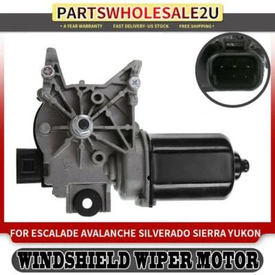 Windshield Wiper Motor for Chevrolet Silverado Suburban Avalanche Escalade GMC - Image 1 of 4
