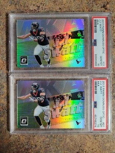 (2) 2017 Panini Donruss Optic J.J. Watt, AKA, J.J. Swatt, PSA 10, GEM MINT - Picture 1 of 4