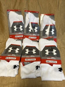 6 Paar MD Under Armour Damen-Volleyballsocken WÄRMEAUSRÜSTUNG feuchtigkeitsableitend - Bild 1 von 8