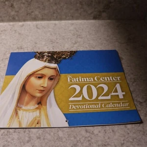 FATIMA  CENTER   Wall Calendar 2024- DEVOTIONAL CALENDAR - Picture 1 of 4