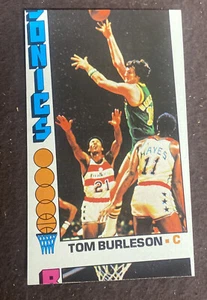 1976 Lrg Topps basketball MISCUT 2 Players Name 1 Card RARE 👀Look! Tom Burleson - Picture 1 of 11