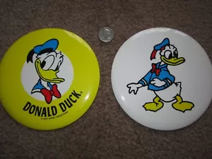 Lote De Colección De 2 Alfileres Pato Donald 6" GRANDES Walt Disneyland Disney World - Imagen 1 de 2