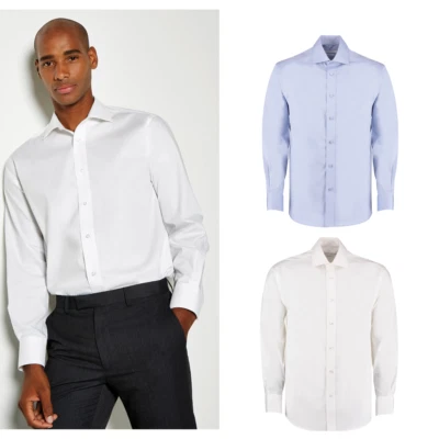 Kustom Kit Classic Fit Executive Maglia Manica lunga KK118 - Camicia da lavoro f - Immagine 1 di 4