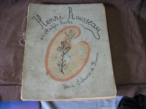Rare livre de 1927 Henri Rousseau par Adolphe Basler N°35/60 exemplaires - Picture 1 of 13