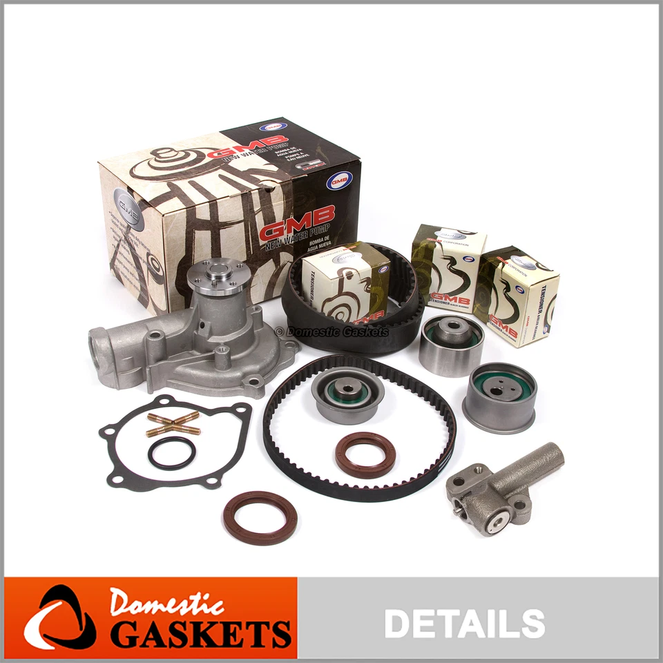 Correa de distribución GMB Bomba de agua Tenioner Fit 93-95 Mitsubishi Galant Expo LRV 4G64 Foto 1 de 4