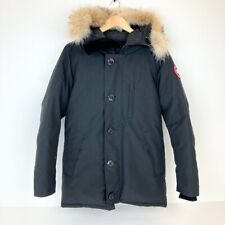CANADA GOOSE 3438JM Down Jacket Size S Black Authentic Men Used from Japan