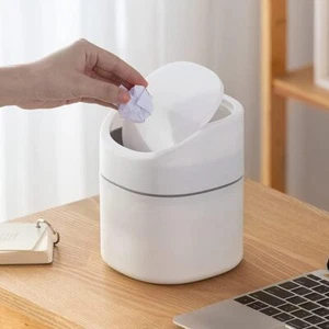 Mini-Desktop-Katzenstreu-Mülleimer, kleiner Tisch-Mülleimer tragbarer Müllei - Bild 1 von 15