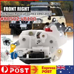 Front Right Driver Side Door Lock Actuator Assembly For Nissan Patrol GU Y61 All - Picture 1 of 12