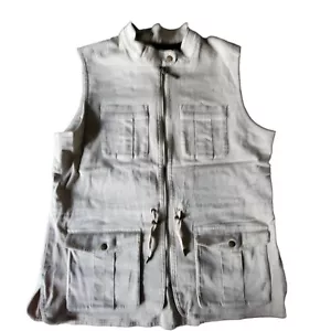 Gilet Gander Mountain Guide Series da donna utility cachi medio foderato in flanella - Foto 1 di 16