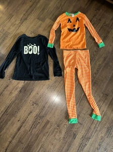 Lot 3 Boys Youth Halloween Pajamas Tshirt Size 10-12 - Picture 1 of 6