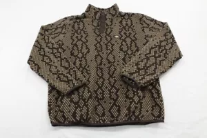 Men's Dickies Port Allen Fleece Pullover Jacket Size 2XL T Snap Snakeskin - Picture 1 of 8