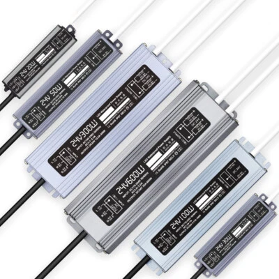 LED Trafo DC 12V 24V Transformator für LED Treiber Netzteil EVG Wasserdicht IP67 - Bild 1 von 4