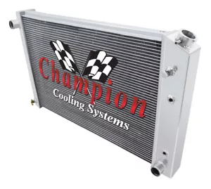 4 Row ER Champion Radiator 19"x28" Core for 1973 - 1987 Chevy C/K Series V8 Eng - Bild 1 von 7