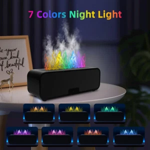Ätherische Öl Luftbefeuchter Flamme Raumbefeuchter Aroma Diffuser Büro Duftlampe - Bild 1 von 21