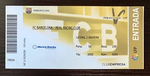 Lionel Messi 2005 2º gol de la Liga/1er gol de regate boleto VIP completo Barcelona - Imagen 1 de 10