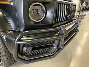 OEM Front Grille Guard For Mbz W464 G63 2018+G class Matte Black Part#4638807801 - Picture 1 of 24