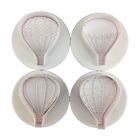 4 Pack Cookie Cutters Hot Air Balloon Shaped Biscuit Moulds Cookie Moulds
