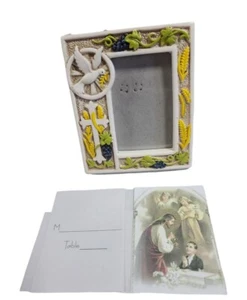Fashion Craft 2"x3" Dove Cross Mini Frame - Communion/Confirmation- NEW - Picture 1 of 3