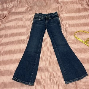 Wrangler Girls Boot Cut Jeans Size 7 Slim With 25in Inseam - Picture 1 of 4