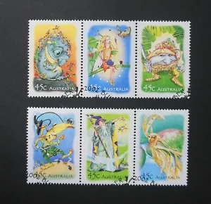2002 AUSTRALIA - THE MAGIC RAINFOREST - SET of 6 - Used - off Paper - Picture 1 of 2