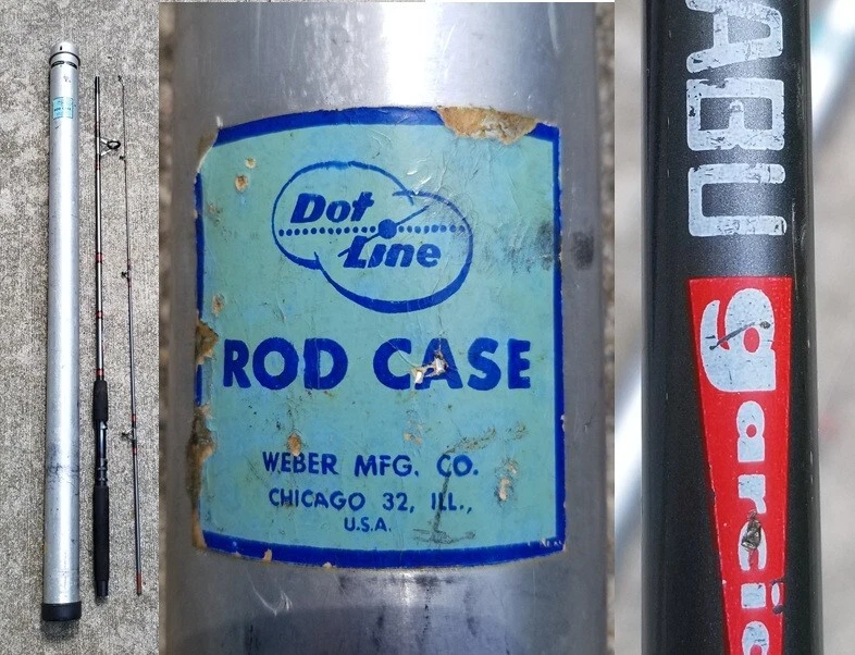 Caña de pescar Abu Garcia Dot Line estuche de caña 7' 237 oz caña de señuelo giratoria de colección Foto 1 de 4