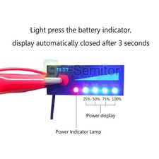 3S 12V Lithium 18650 Battery Capacity LED Display Indicator Power Tester Board