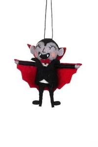 Felt Dracula Hanging Halloween Decoration by Shoeless Joe Novelty Home Ornament - Picture 1 of 1