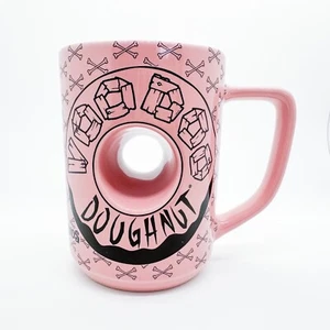 Voodoo Doughnut Pink Coffee Mug Universal Studios Orlando 2018 Souvenir Tall - Picture 1 of 12