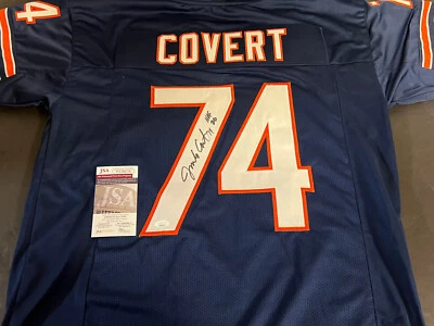 Jim Covert Jimbo Chicago Autographed Signed Jersey HOF 20 COA JSA COA - - Image 1 of 3