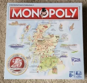 MONOPOLY CONNOISSEURS SCOTLAND LIMITED COLLECTOR'S EDITION HASBRO BOARD GAME NEW - Picture 1 of 2