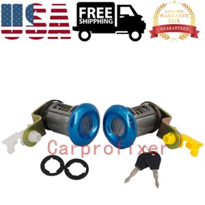 80600-01G25 2X Door Lock Set W/Key Left Right FOR Nissan Pickup D21 2.4L 1984-98 - Picture 1 of 8