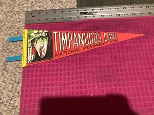 Rare VINTAGE The Great Heart of Timpanogos Cave National Monument Utah PENNANT - Picture 1 of 4