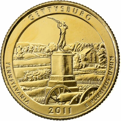 [#1158621] United States, Quarter, Quarter Dollar, 2007, U.S. Mint, Gettysb, urg - Image 1 of 2