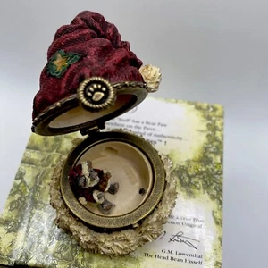 Boyds Treasure Box Sombrero de Santa Gorra Kringle's con Mini Jolly McNibble Nuevo En Caja - Imagen 1 de 7