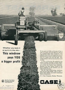 1964 anuncio impreso de estuche tractor agrícola hecho para heno - Imagen 1 de 2