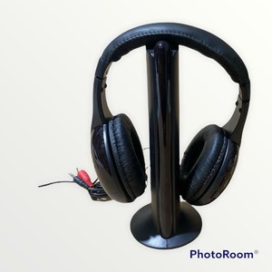 CUFFIE WIRELESS PER TV CUFFIA SENZA FILI 5 IN 1 COLORE NERO AKAI CW04 |  Bakaji