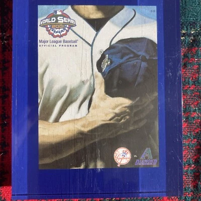 2001 MLB BASEBALL WORLD SERIES PAPERWEIGHT VIP PACKAGE PICTURES YANKEES DBACKS - Image 1 of 2