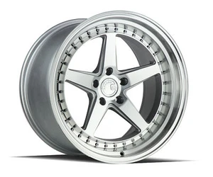 One 19x11 AodHan Ds05 5x114.3 +22 Silver w/Machined Face Wheel - Picture 1 of 3