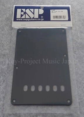 Panel trasero de trémolo ESP ST con 6 orificios de cuerda negro 1 capa nuevas piezas de guitarra ESP Foto 1 de 3