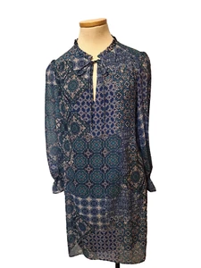 Schönes waschbares Kleid Jessica Howard Größe 12 gefüttert Bauern- oder Boho-Stil - Bild 1 von 5