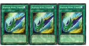 Yugioh - 3X Raptor Wing Strike - Common - 1st Edition - CRMS-EN048 - Near Mint - Picture 1 of 1